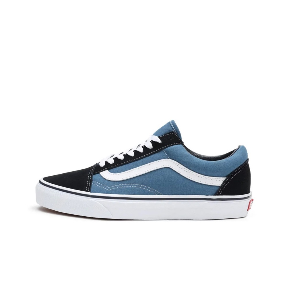 Vans Black and Blue Sneakers